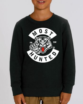 Kids Tijger Tong Sweater Zwart-Wit
