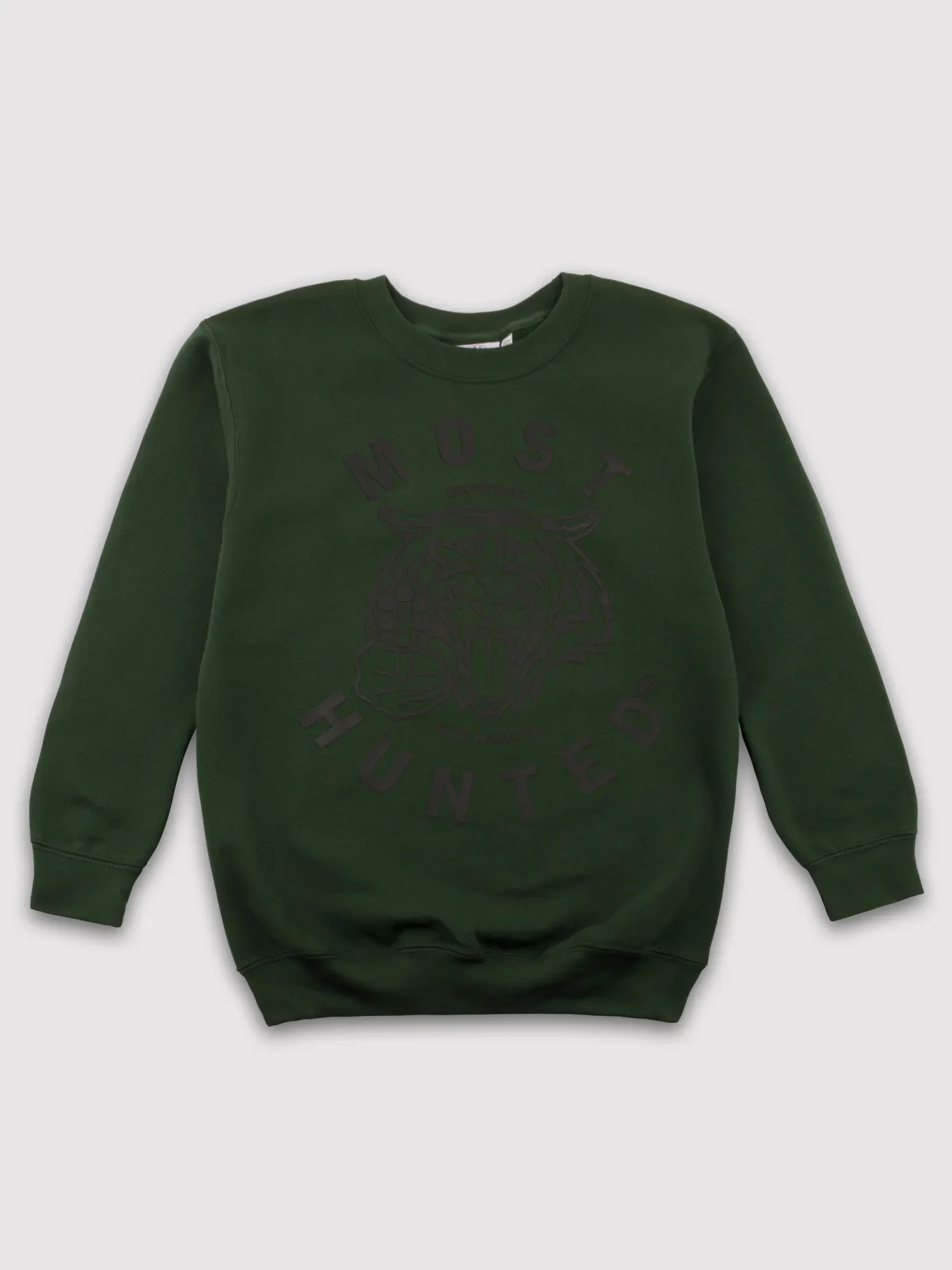 kids tijger sweater groen
