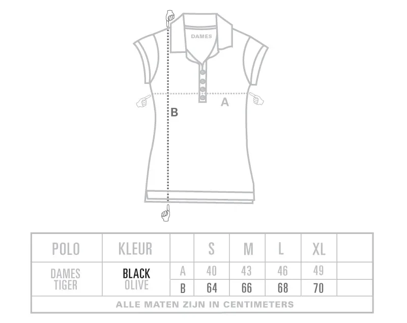 Women's Polo Size Guide 