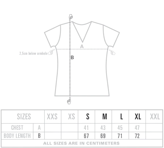 maattabel t-shirt target tijger