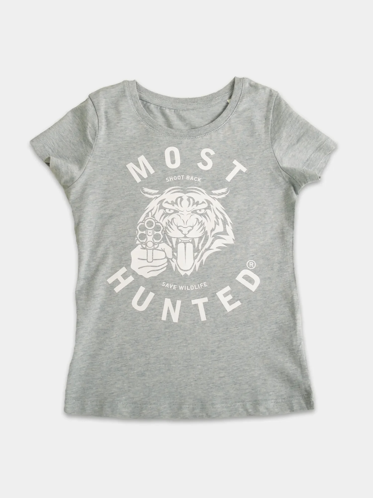 meisjes tijger t-shirt ijs blauw wit
