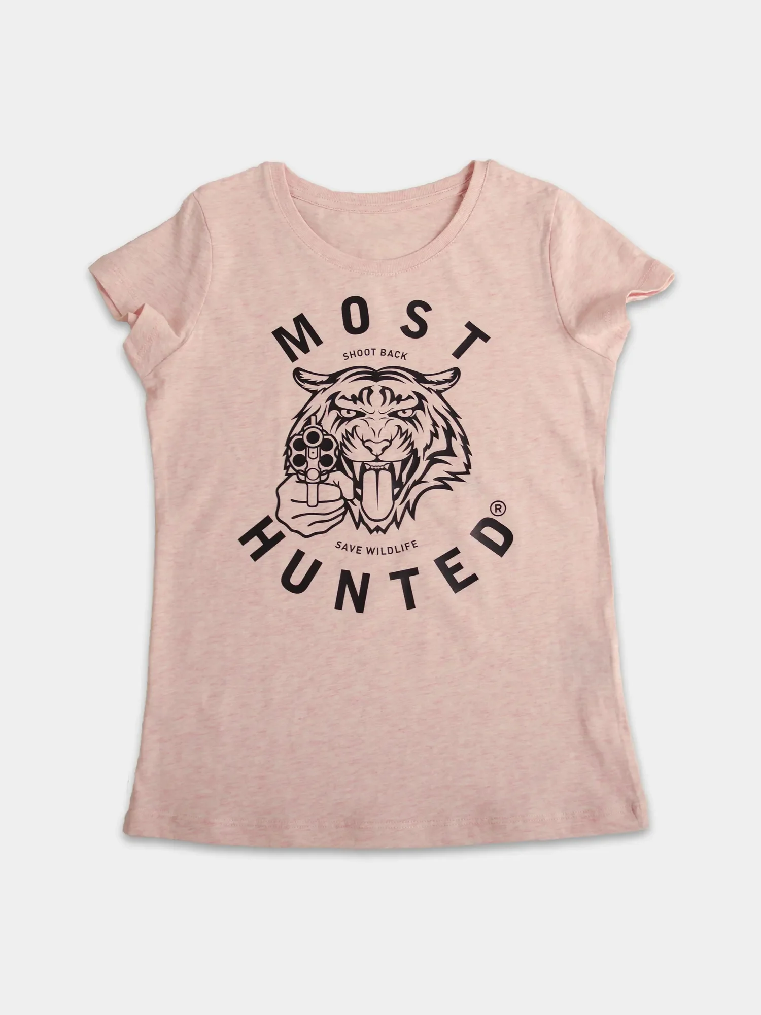 meisjes tijger t-shirt ijs roze zwart