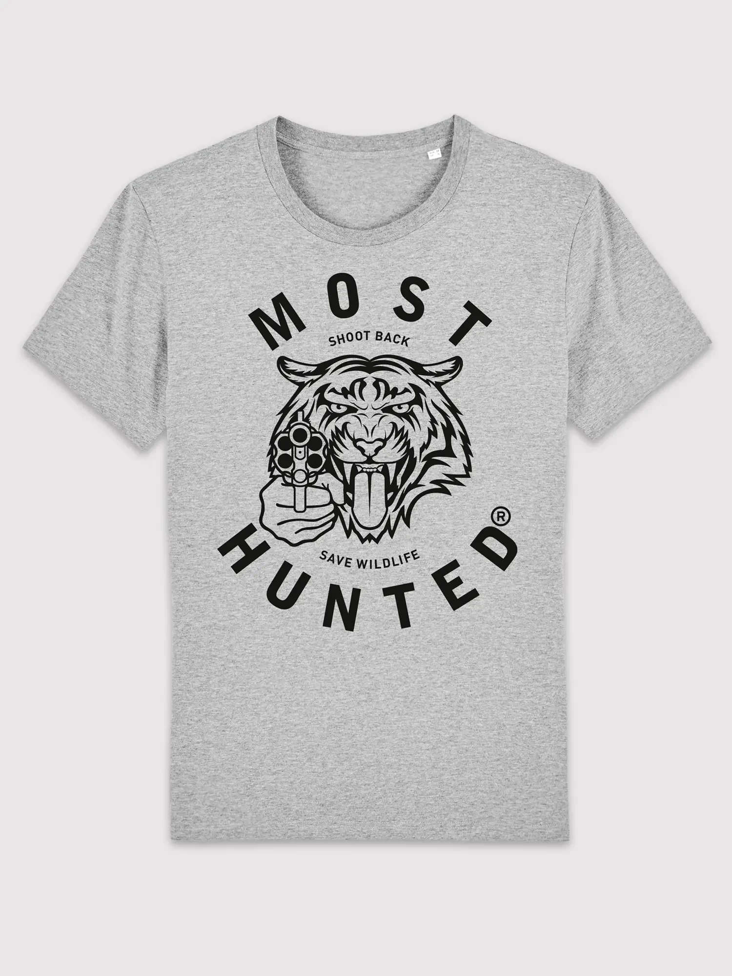 unisex t-shirt-grijs