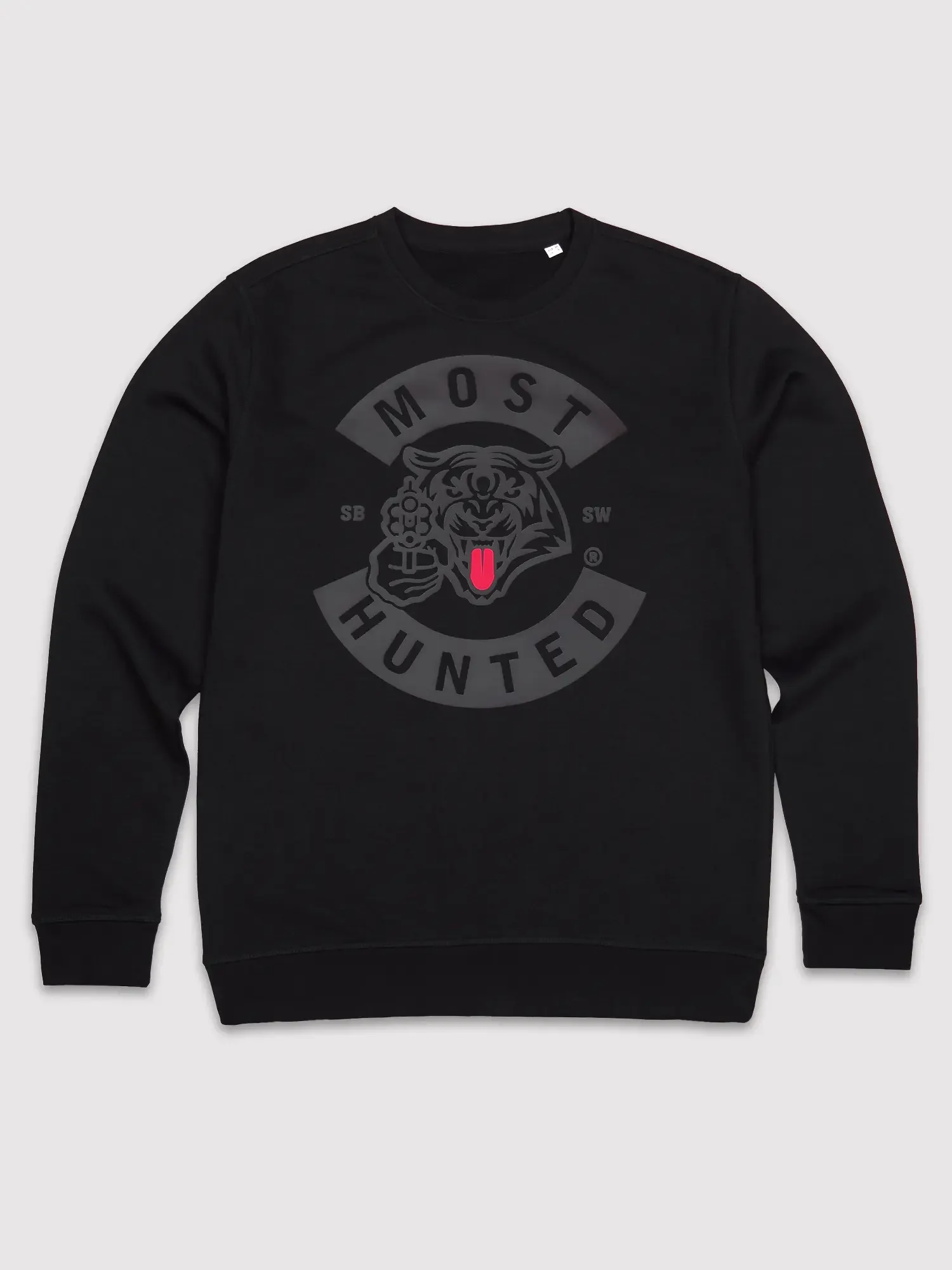 unisex tiger tongue sweater zwart