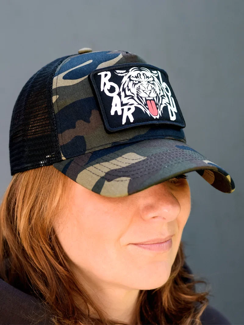 tijger snapback trucker cap camo